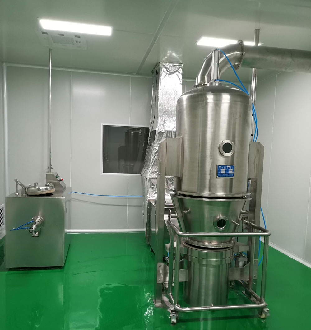 江西人初健康用品有限公司高效沸騰干燥機